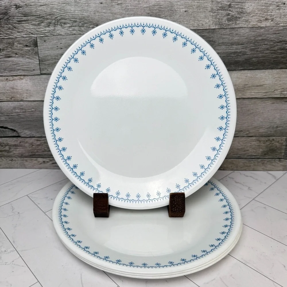 Corelle blue snowflake